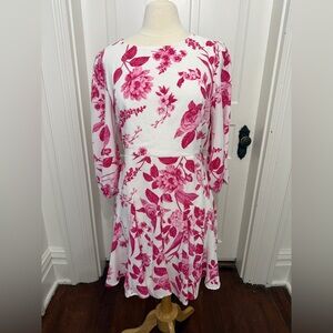 Sugarlips Pink Floral Long Sleeve Dress
